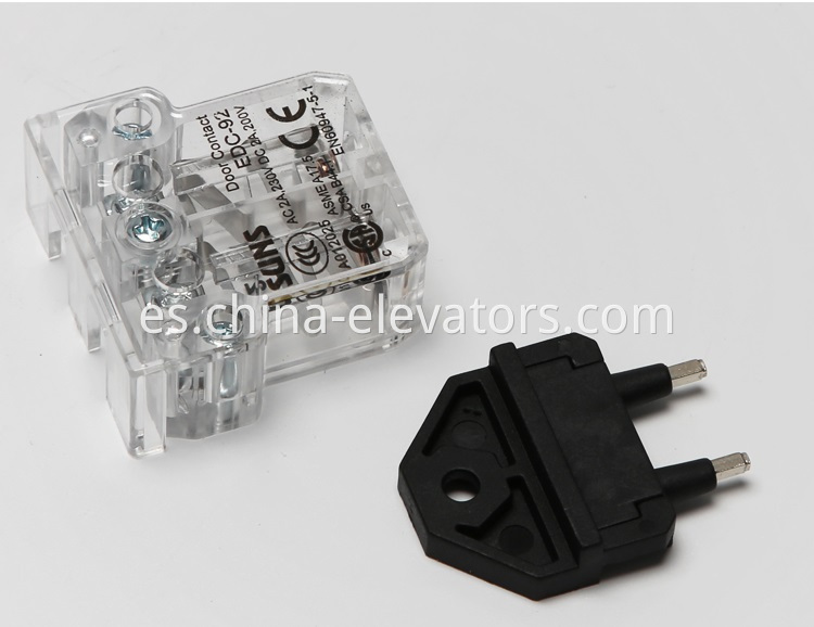 Las puertas automáticas de Fermator vienen con contacto con la puerta EDC-92 Fermator Automatic Doors are coming with EDC-92 Door Contact